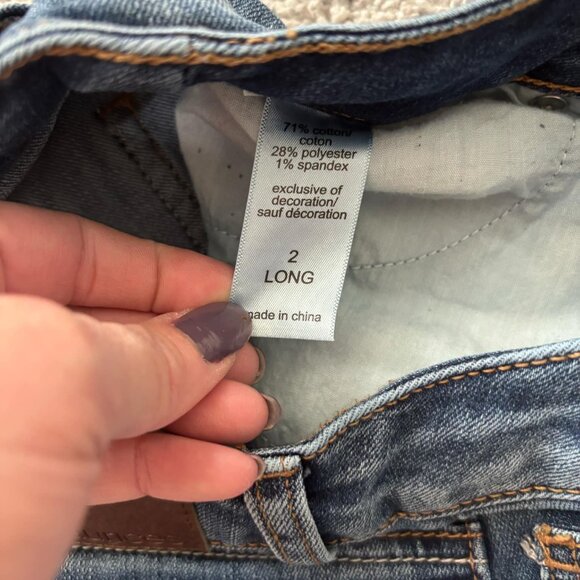 NWOT M Jeans by Maurices Straight Leg Size 2 Long & Inseam of 31" - Picture 5 of 5